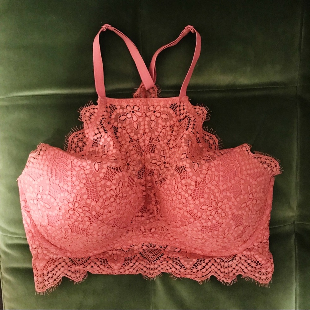 Victoria’s Secret PINK rose lace bra
